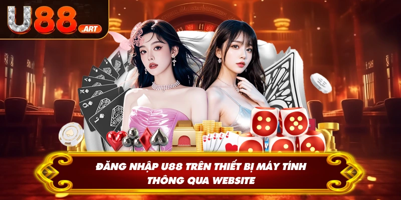 Đăng nhập U88 trên thiết bị máy tính thông qua website